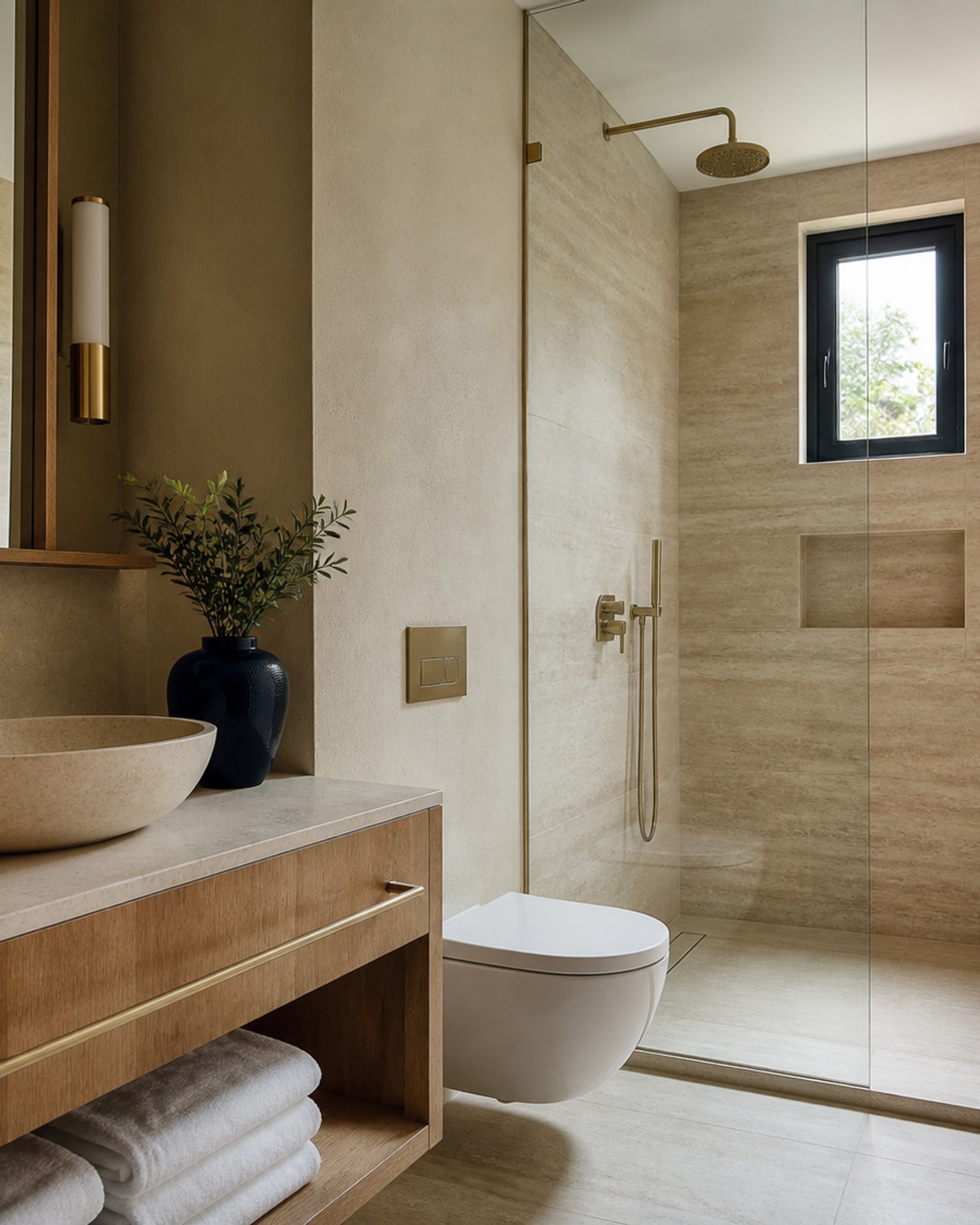 Temsili oda düzeni: Banyo